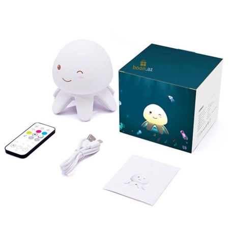 Силиконовый музыкальный ночник "Медуза"